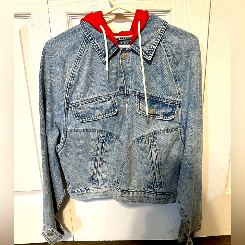 Tommy Hilfiger blue jean jacket. Like new